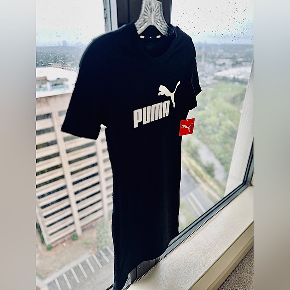 NWT | Puma Essentials Slim Fit Women’s T-Shirt Dress - Picture 1 of 6